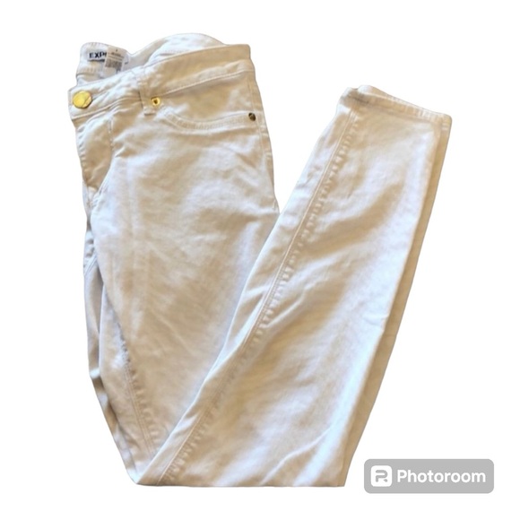 ⚡️ Express White Pink Zebra Print Skinny Jeans ~ Size 4 ⚡️ - Picture 4 of 6